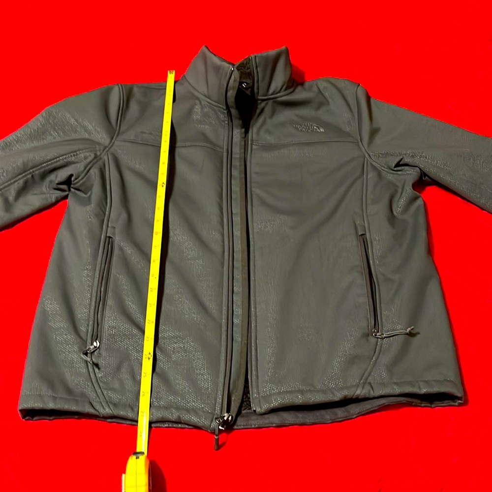 North Face Large Grey fleece lined Jacket Coat.